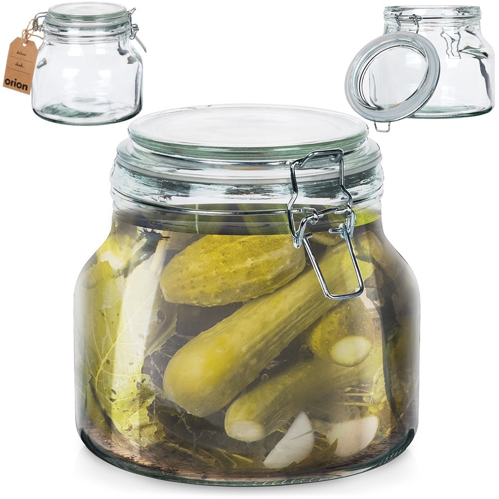 Tjock Glasburk med Patentlock och Gummitätning