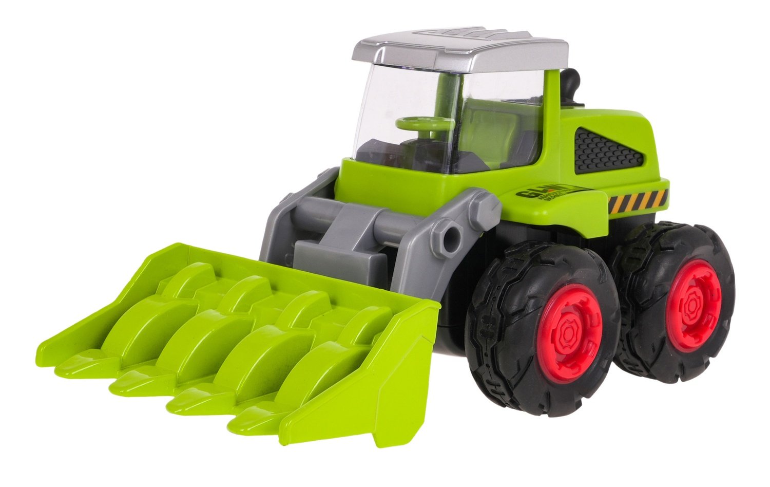 Toy Metal Bulldozer med bevegelig bøtte og gummidekk