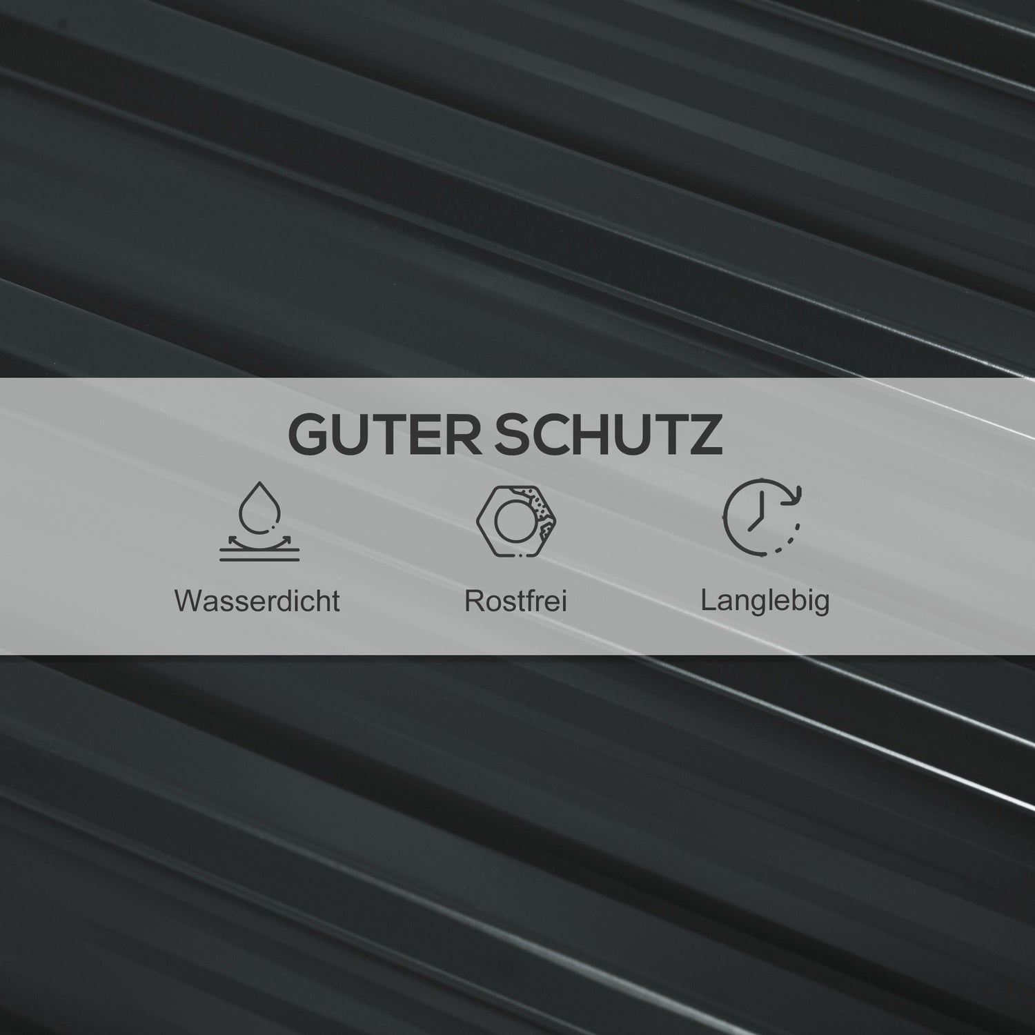 Trapetsformade galvaniserade takpaneler, 129x45 cm, 7 m², väderbeständig