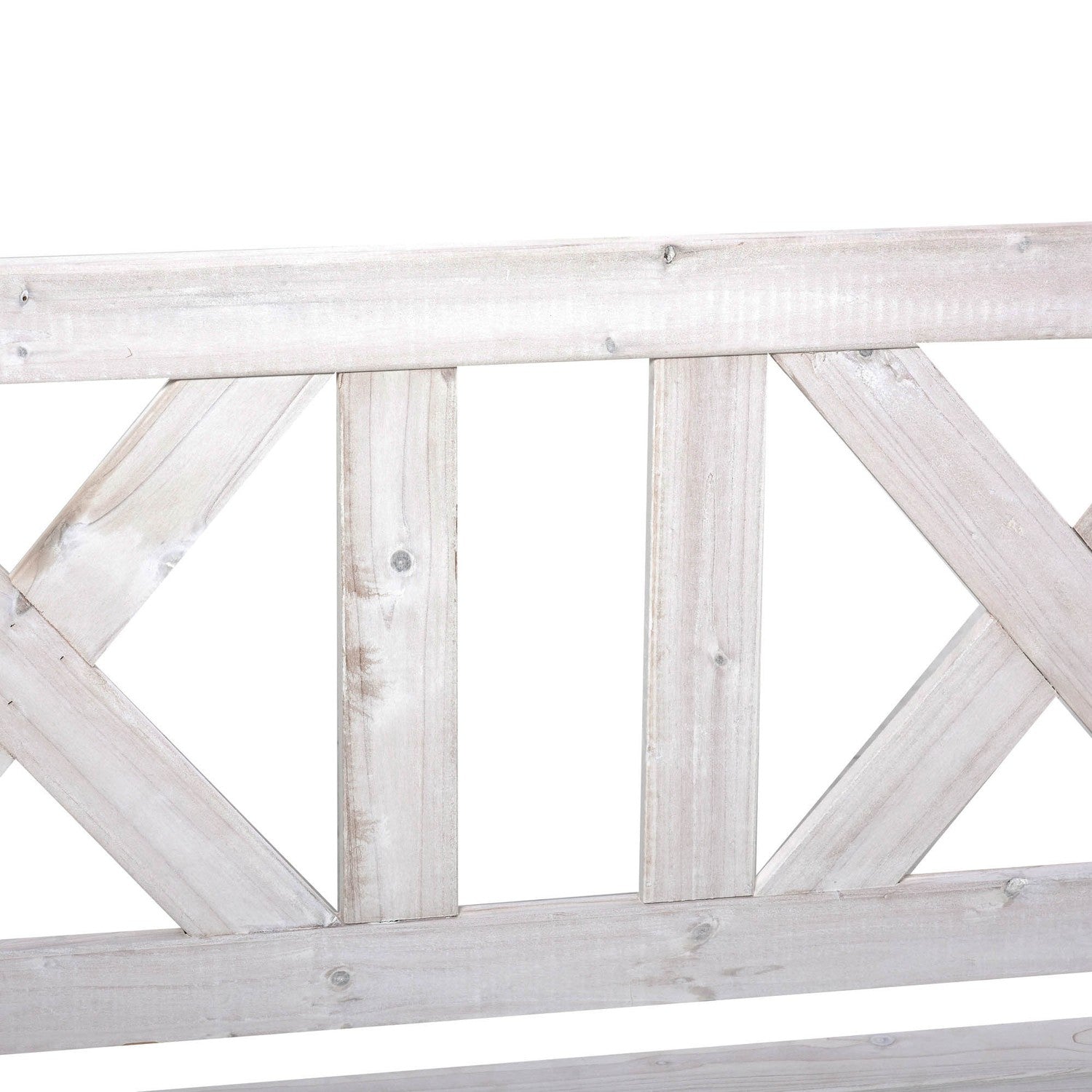 Trädgårdsförvaringsbänk, 2-sits med dyna, vit 115 cm