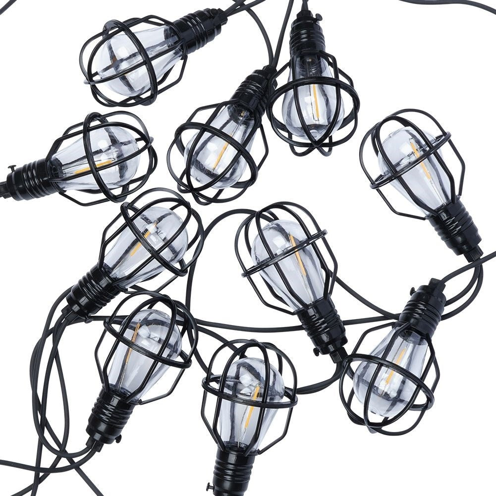 Trädgårdsgirlang med 10 LED-lampor för utomhusbruk