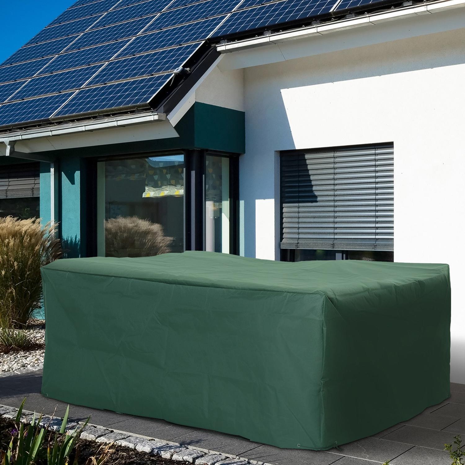 Trädgårdsmöbelöverdrag, slitstark 600D Oxford, 210x140x80 cm