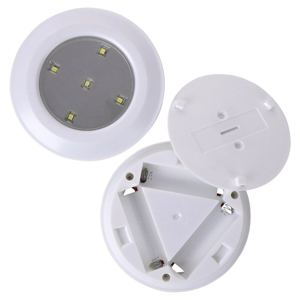 Trådlösa LED-lampor med fjärrkontroll och timer, 3-pack