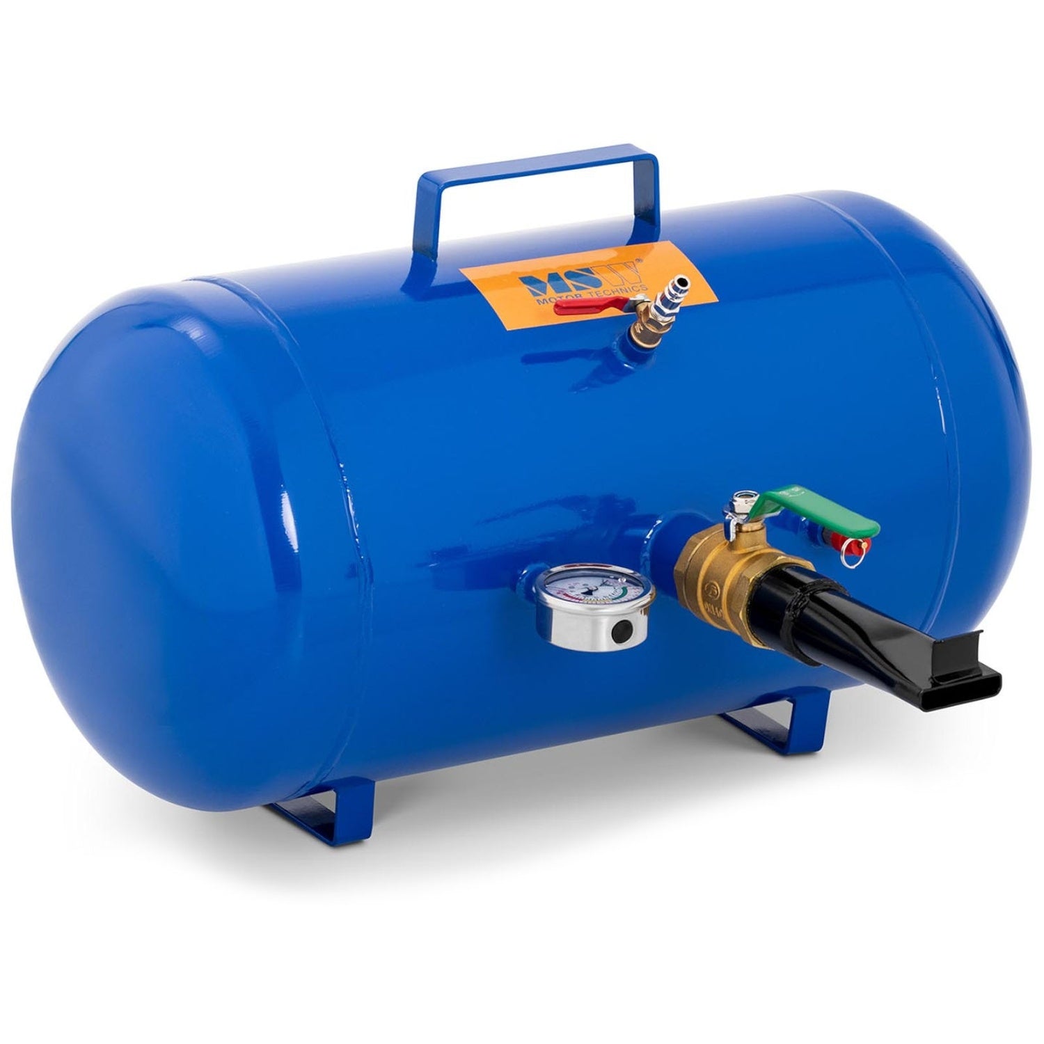 Trycktank för pumpning av däck med tryckmätare 6-8 bar 38,5 l