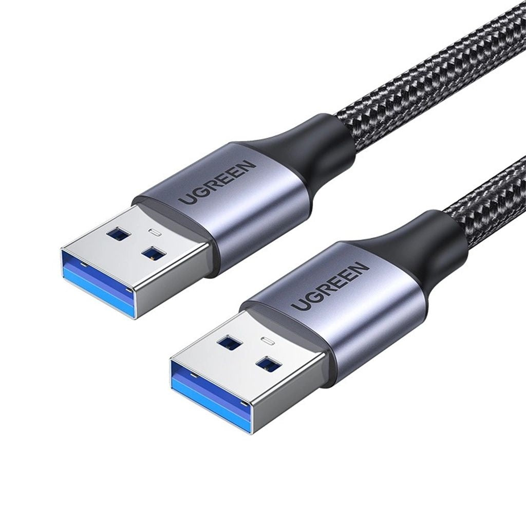 Ugreen USB-A till USB-A 3.0-kabel, 5Gbps, 2m - Grå