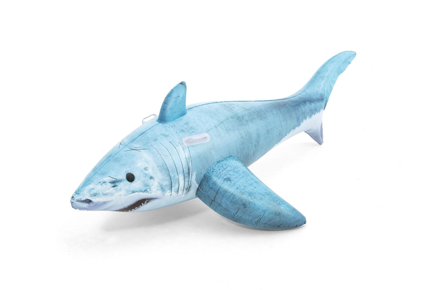 Uppblåsbar Shark Madrass 183x102cm med reparationslapp