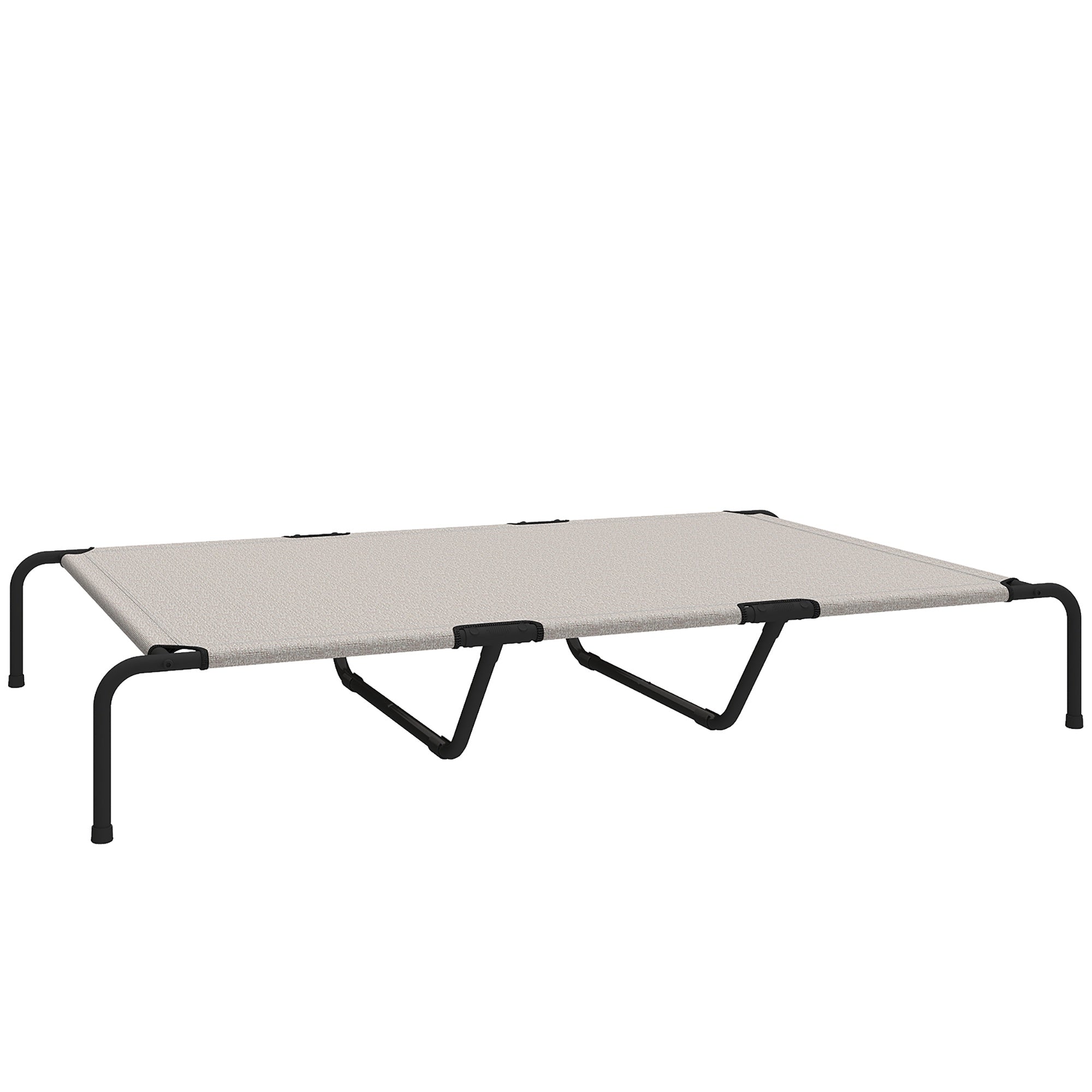 Upphöjd utomhushundbädd, stor, nät, 23 cm hög