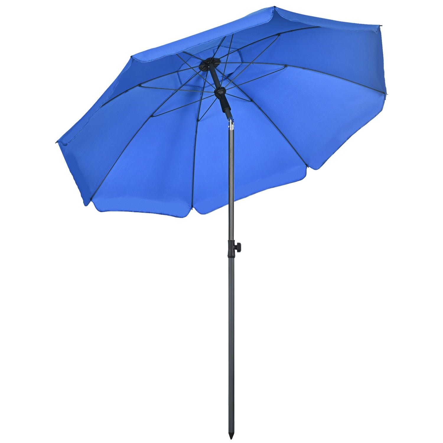 Uteplatsparaply, Ø180cm, UV-skydd, justerbar lutning
