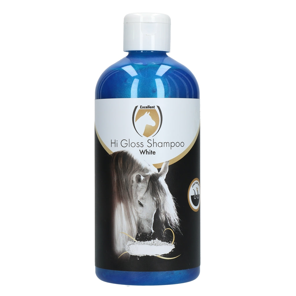 Excellent Horse Hi Gloss Shampoo Hvit 500 ml