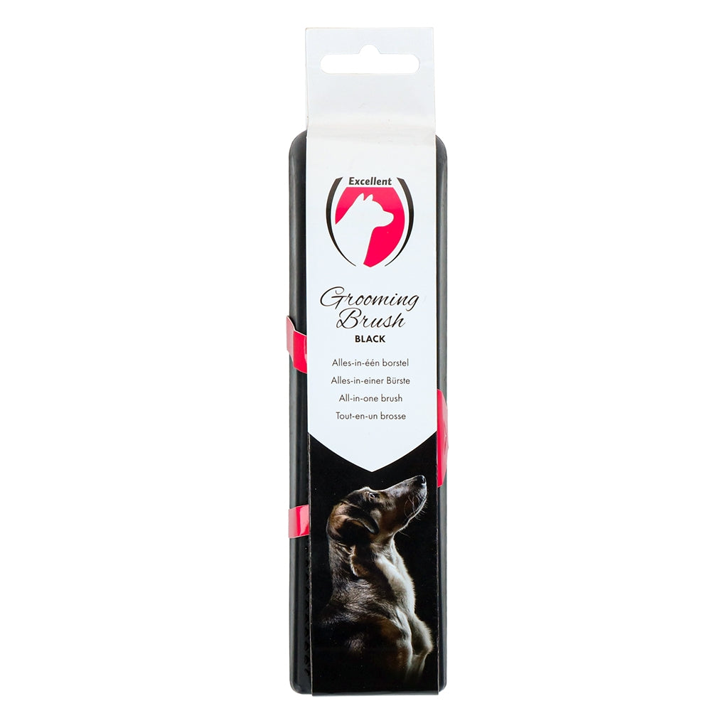 Utmärkt Pets Grooming Brush Medium svart