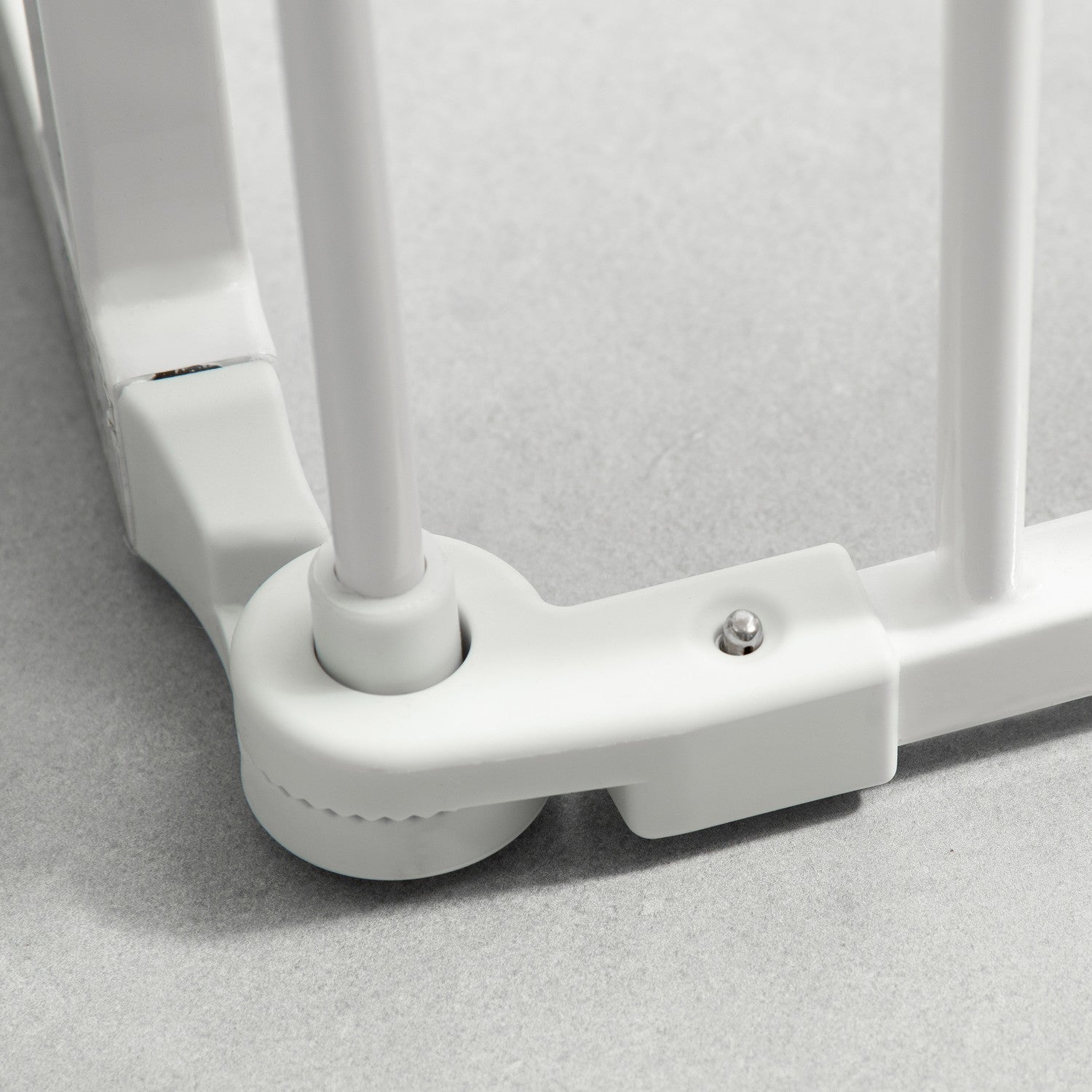 Utomhushundlekhage med dörr – hopfällbar, 8 paneler, vit