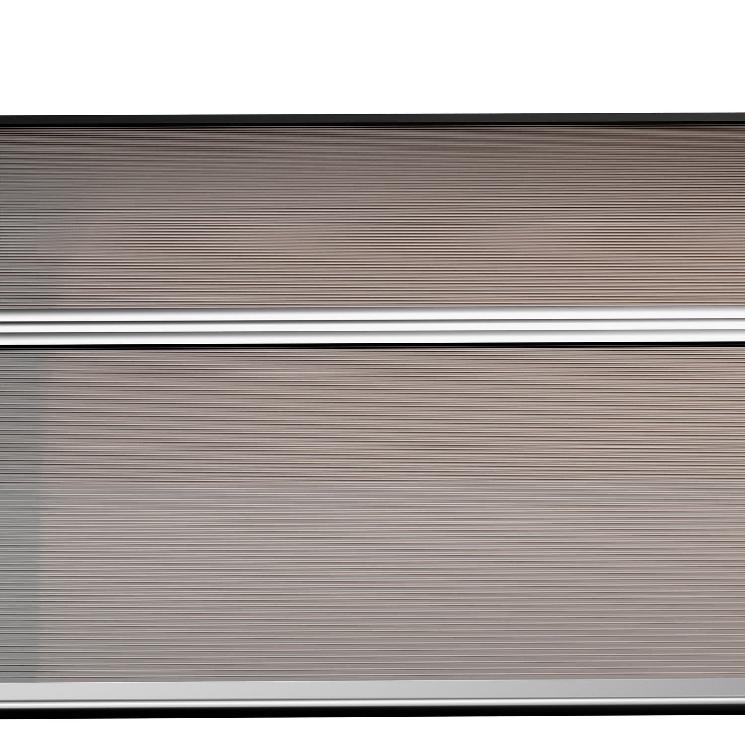 Utomhus skrivbordstak – UV, regn- och solskydd, aluminium