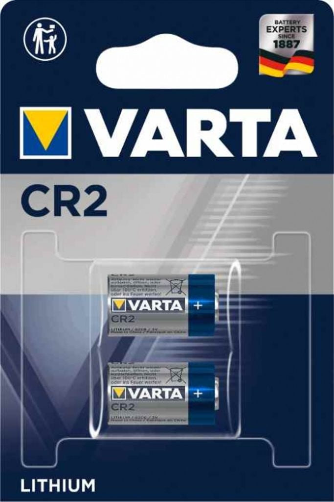 VARTA litiumcylindriskt batteri CR2, 2-pack