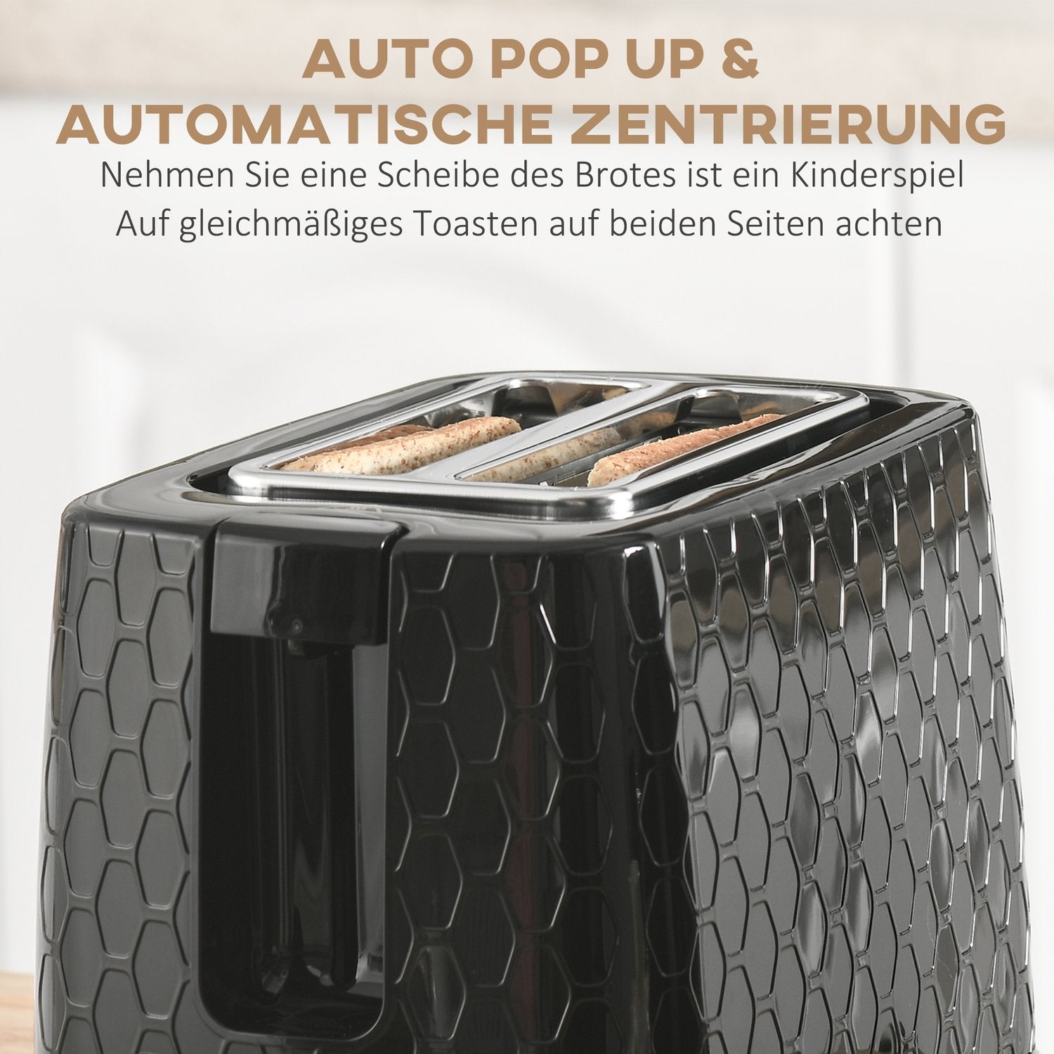 Vattenkokare och brödrost, 1,7 l, multiläge, LED-display