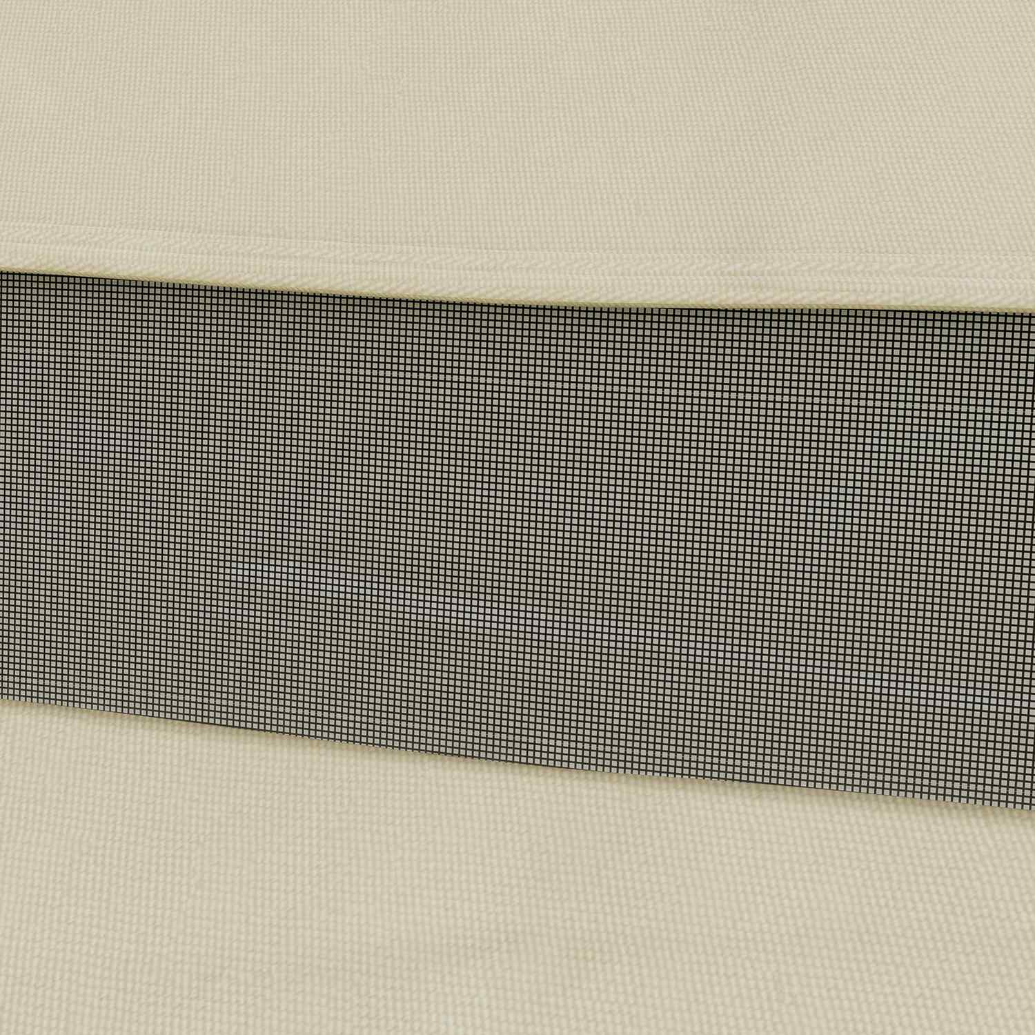 Vattentät Garden Gazebo Takbyte 3 x 4 m, Krämvit