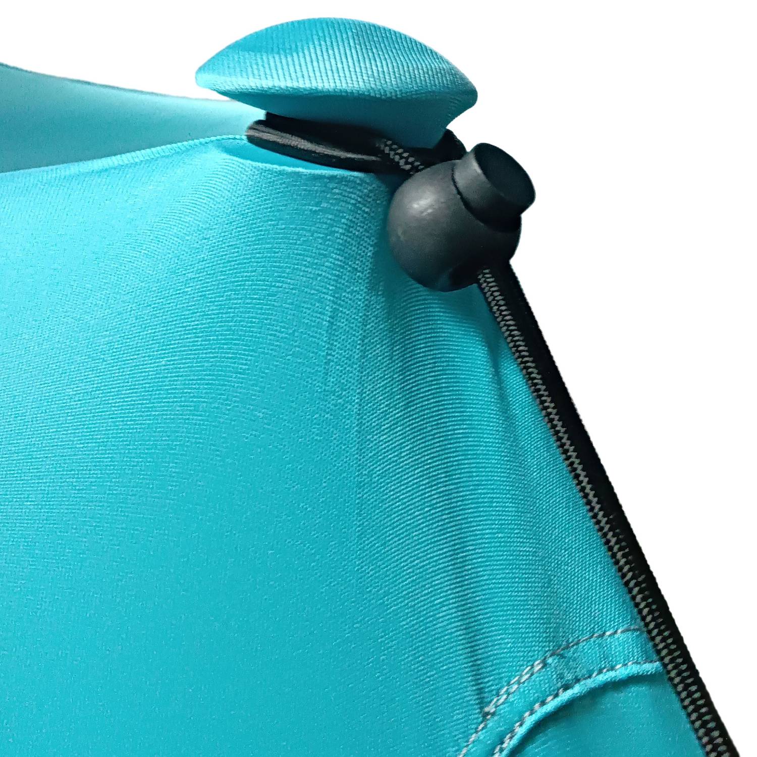 Vattentät soltakmarkis, 3x3x2M Med stålstänger