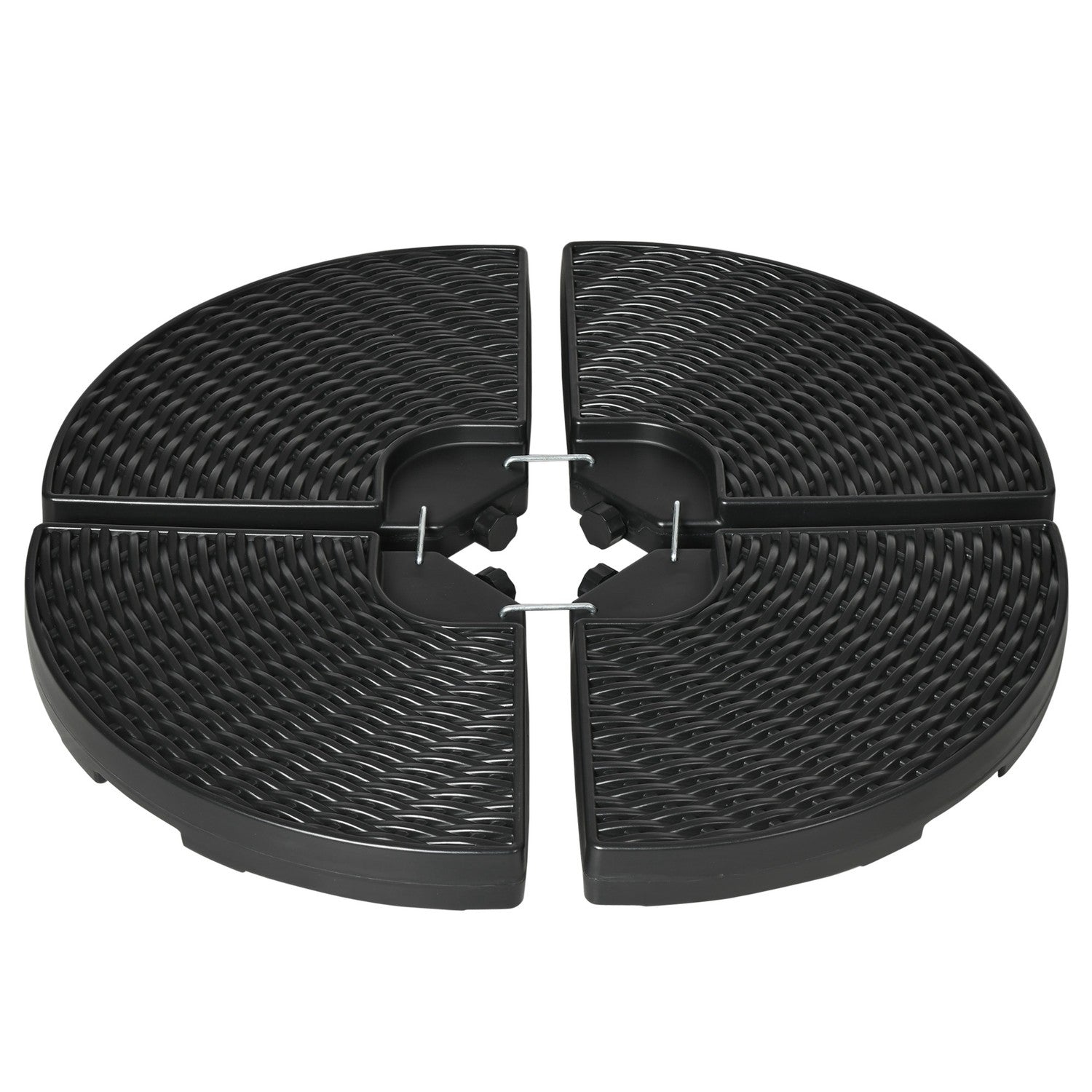 Väderbeständig Cantilever Paraply Base, HDPE, Upp till 68 Kg