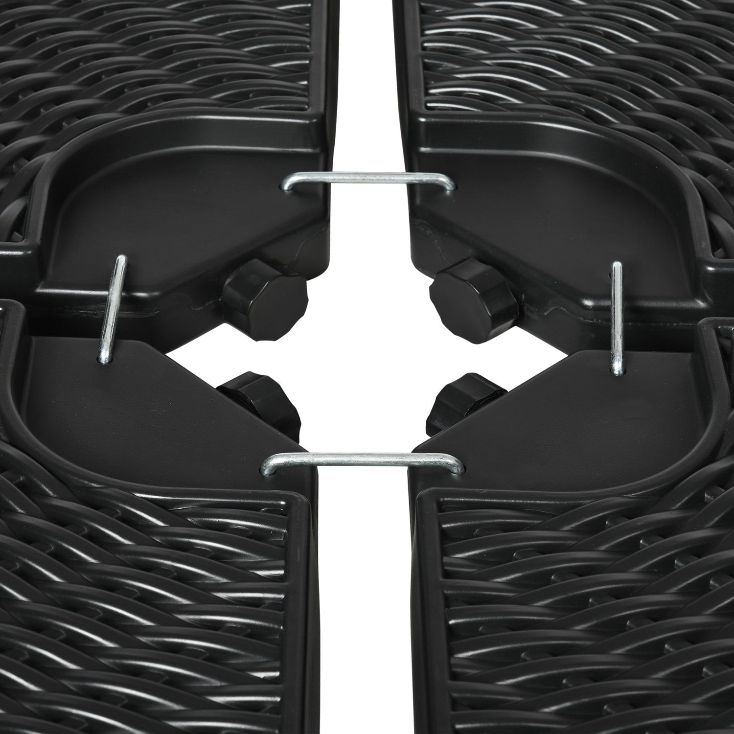 Väderbeständig Cantilever Paraply Base, HDPE, Upp till 68 Kg