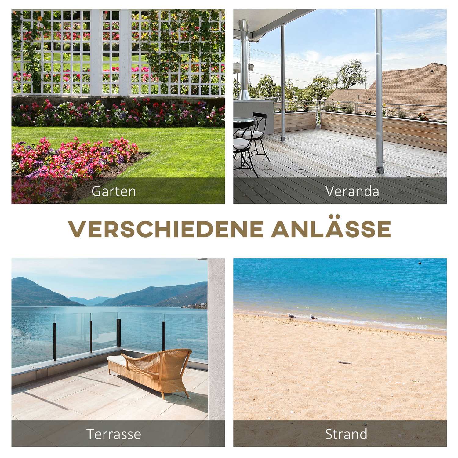 Väderbeständig träträdgårdsbänk, rustik finish, 98 x 50 cm