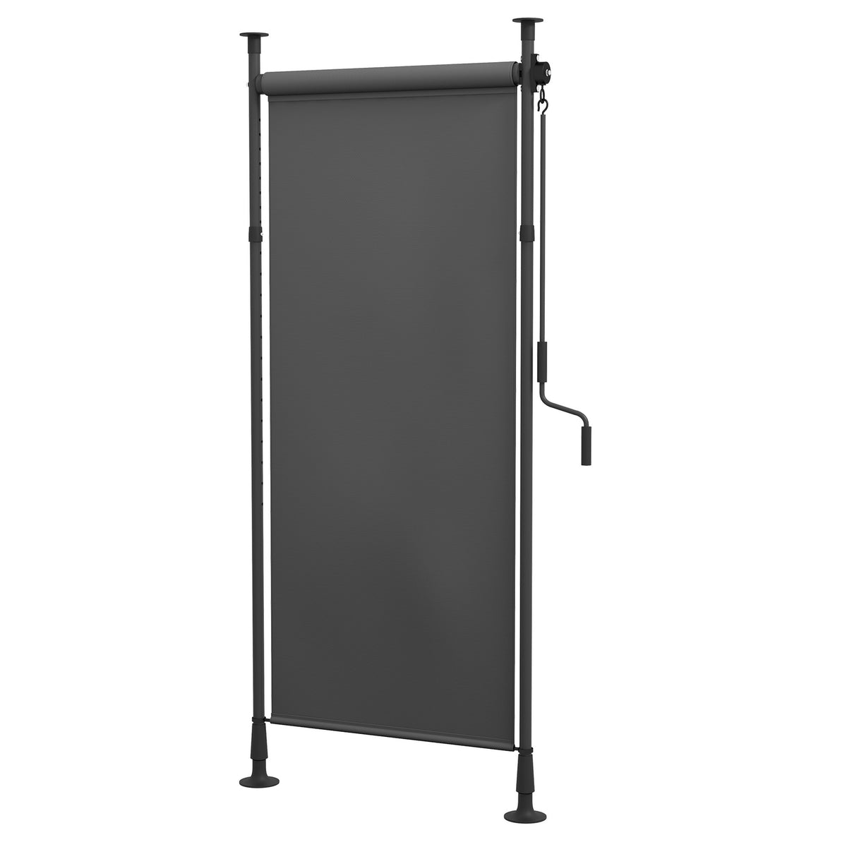 Väderbeständig utomhusrullgardin, solskydd i polyester, 120-310cm