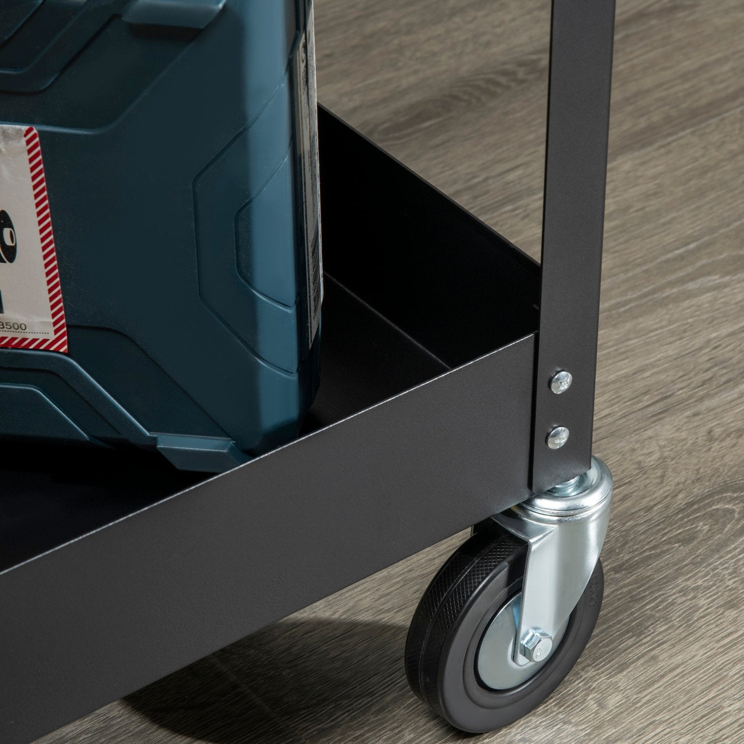 Verkstadsvagn, 2-nivå stål, 150 kg lastkapacitet