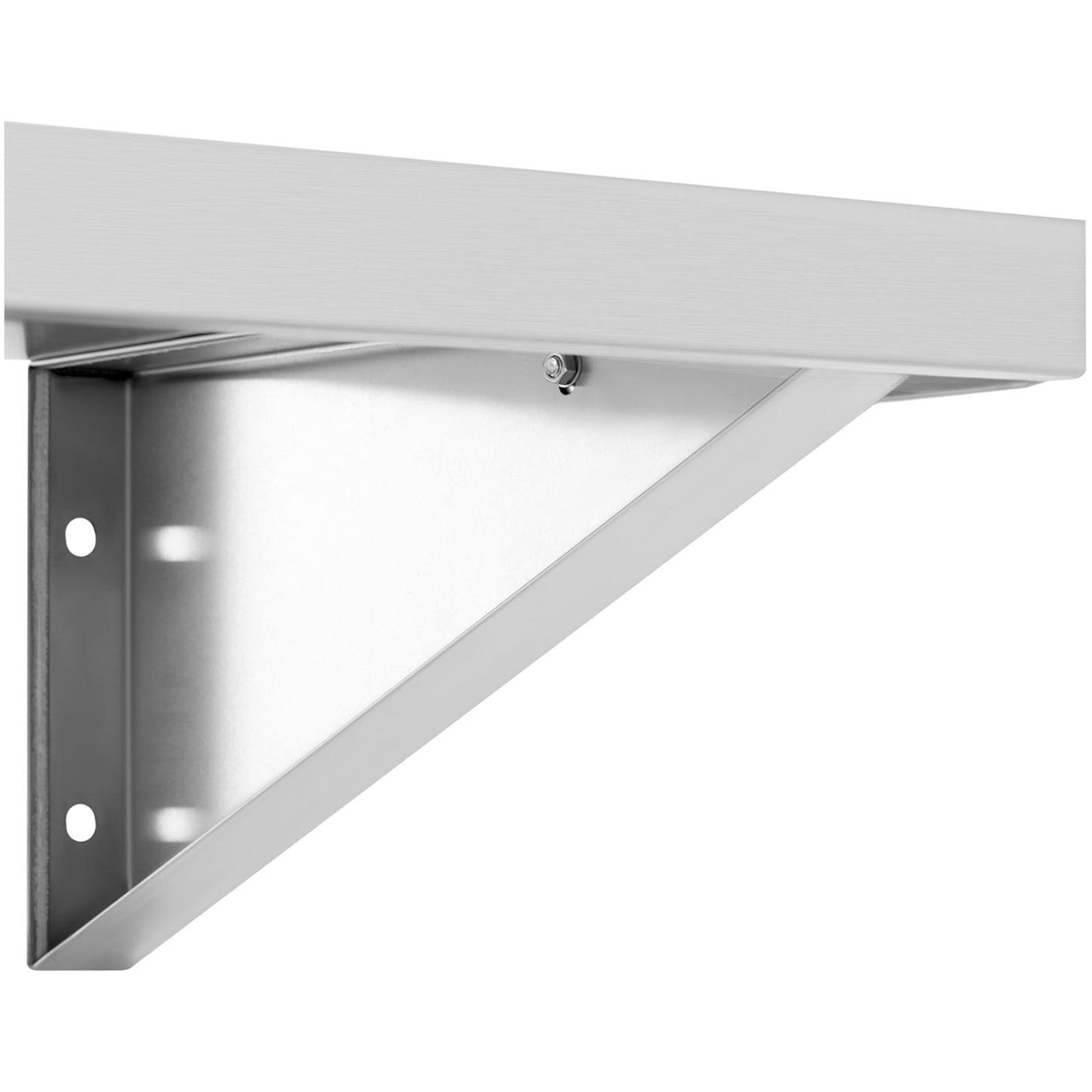 Vägghängd kökshylla av stål upp till 80 kg 120 x 40 cm