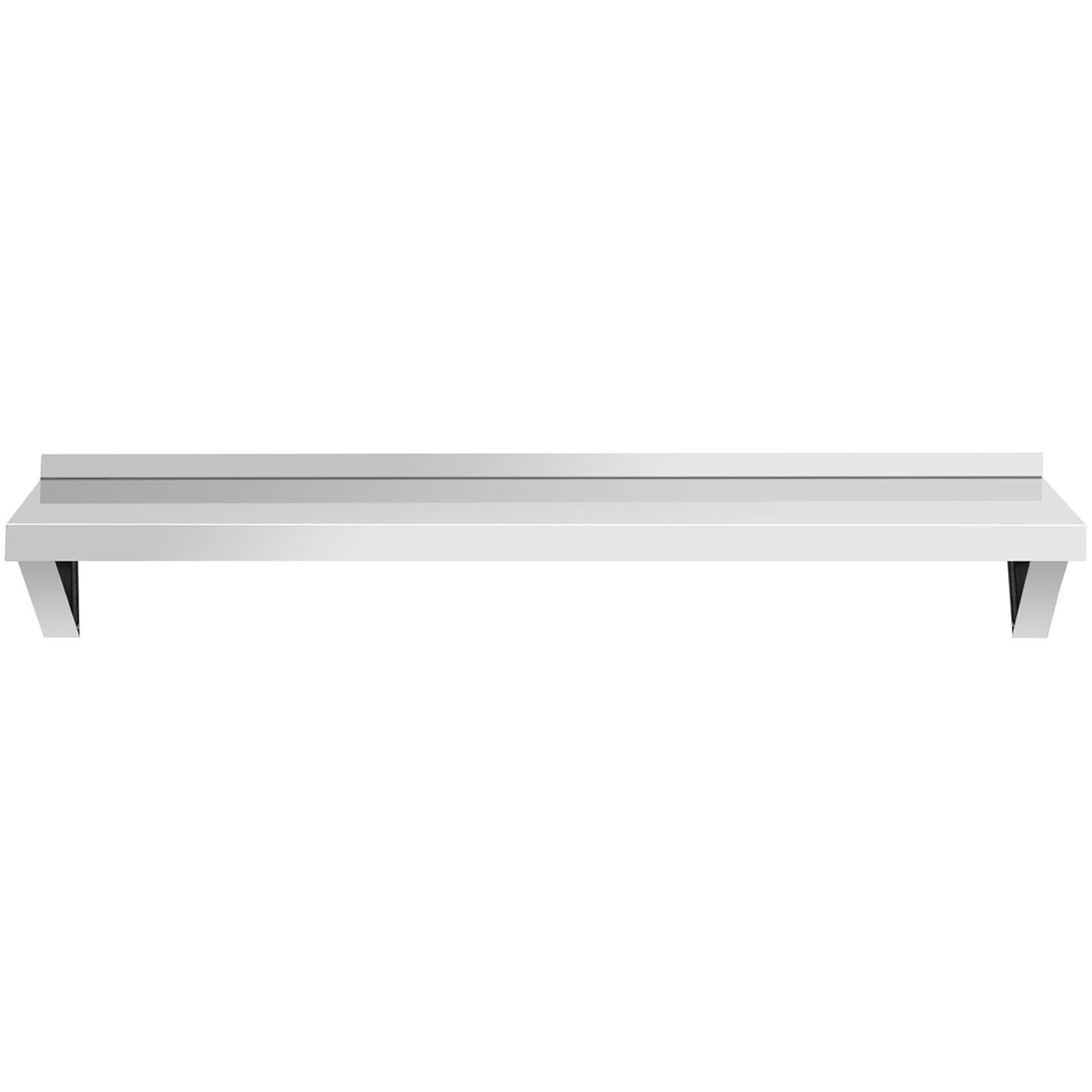 Vägghängd kökshylla av stål upp till 80 kg 120 x 40 cm