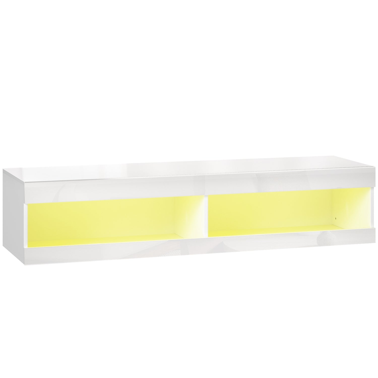 Väggmonterat TV-stativ med RGB LED för 55-60 tums TV-apparater