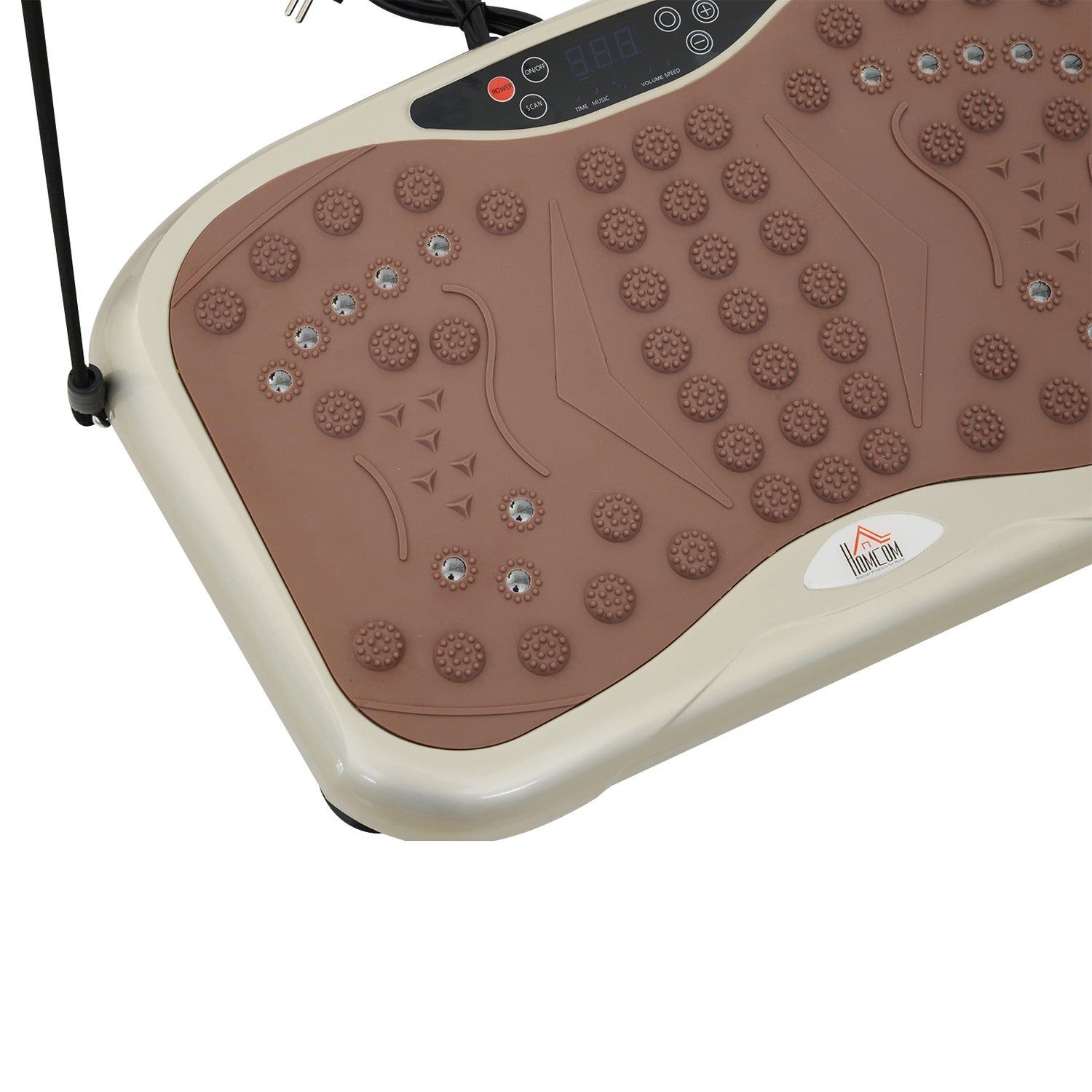 Vibrationsplatta Fitness Trainer med LED-skärm och band