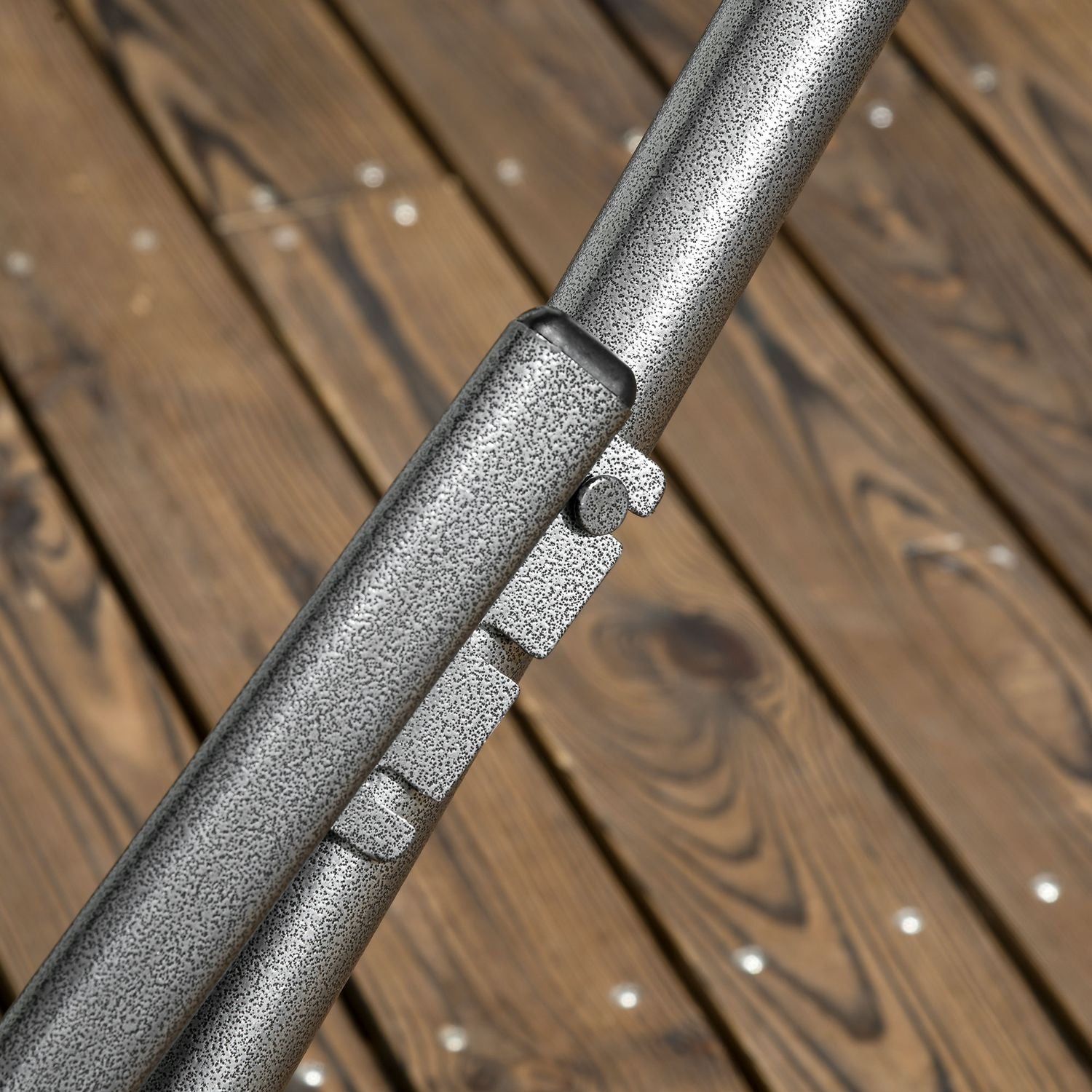 Vikbar 2-i-1 hängmatta ram med klädhängare, 120 kg kapacitet