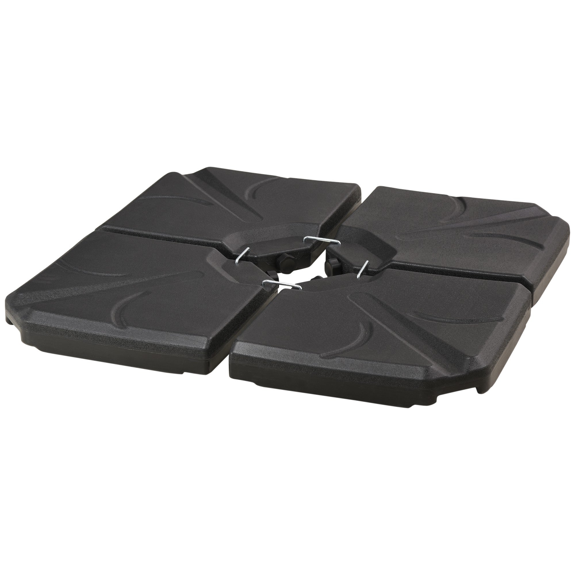 Vikter för parasollfot, HDPE, 56 kg kapacitet