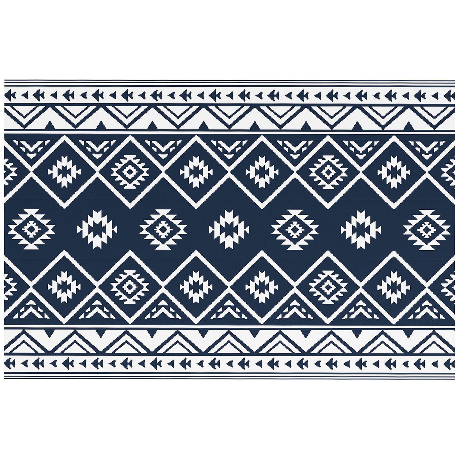 Vändbar utomhusmatta – Vattenavvisande, 182x274Cm