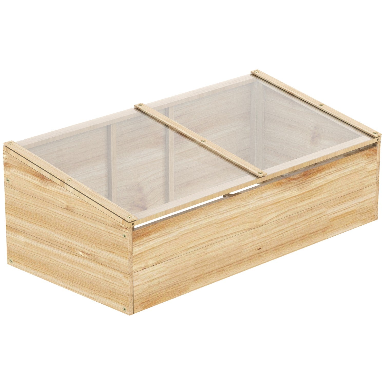 Växthus Trä Kallram Box – Gran Wood, 100x50x35 cm