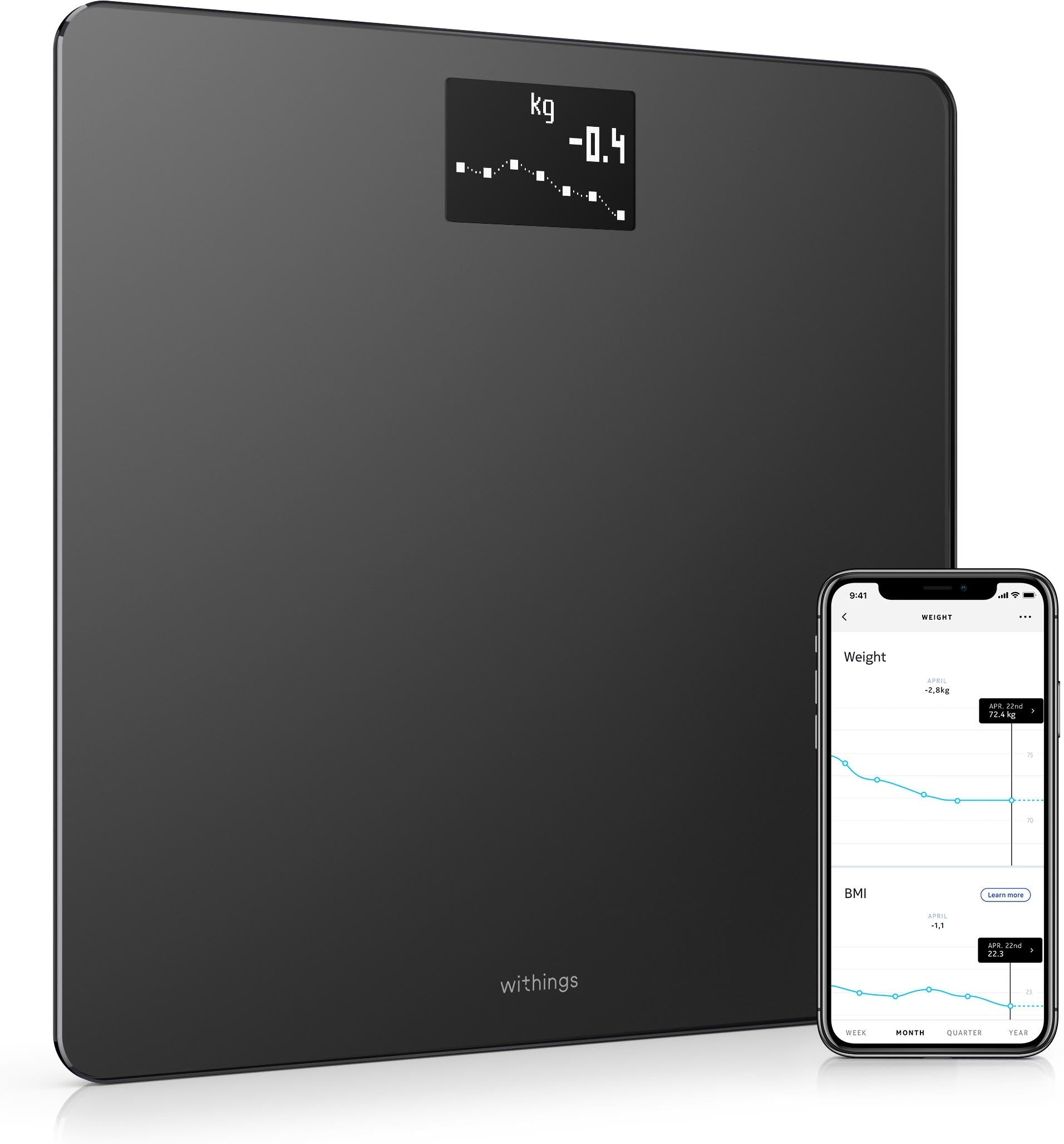Withings Body – personvekt, svart